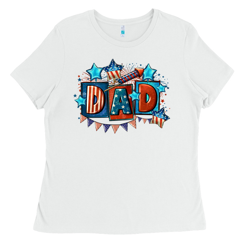 American Dad  4th Of July Ladies Tee by CowGirlArtShop | Teevron