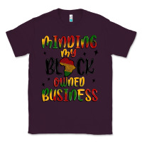 Plum minding my black owned business Classic Tee - MaliasSmallBusiness