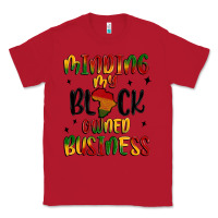 Red minding my black owned business Classic Tee - MaliasSmallBusiness