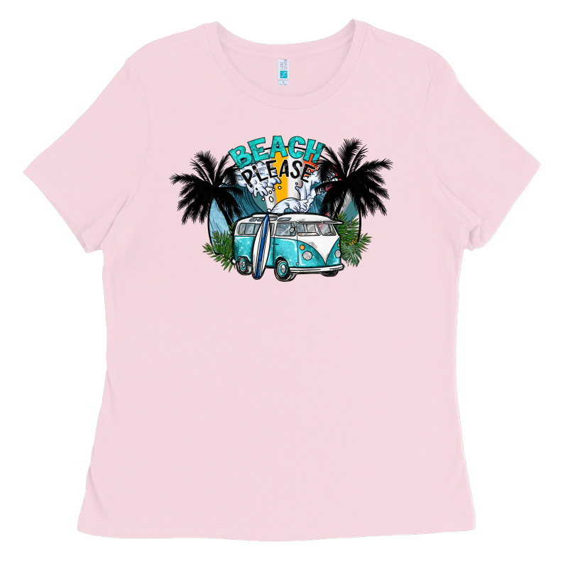 Beach Please Ladies Tee by SublimationCraftShop | Teevron