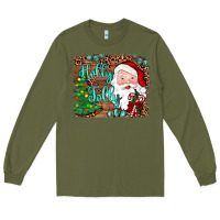 Army Green holly jolly Long Sleeve Tee - JahusDesignShop