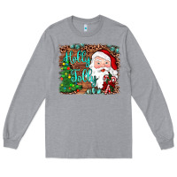 Heather Grey holly jolly Long Sleeve Tee - JahusDesignShop