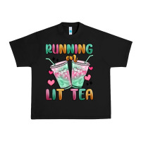 Black running on lit tea Urban Heavy Tee - MaliasSmallBusiness