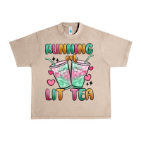 French Oak running on lit tea Urban Heavy Tee - MaliasSmallBusiness