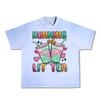 Grape Ice running on lit tea Urban Heavy Tee - MaliasSmallBusiness