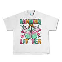 Lunar Rock running on lit tea Urban Heavy Tee - MaliasSmallBusiness