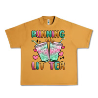 Peanut Butter running on lit tea Urban Heavy Tee - MaliasSmallBusiness