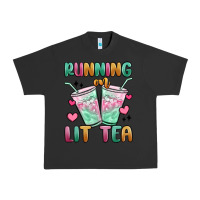 Pigment Black running on lit tea Urban Heavy Tee - MaliasSmallBusiness