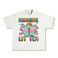 Pistachio running on lit tea Urban Heavy Tee - MaliasSmallBusiness
