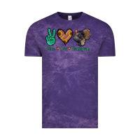 Cloud Purple peace love thanksgiving Vintage Tee - Jasminsmagicworld