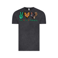 Vintage Black peace love thanksgiving Vintage Tee - Jasminsmagicworld