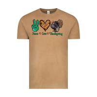 Peace Love Thanksgiving Vintage Tee | Teevron