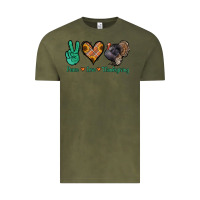 Vintage Olive peace love thanksgiving Vintage Tee - Jasminsmagicworld