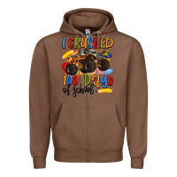 Chestnut i crushed 100 days of school Zipper Hoodie - Artiststas