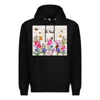 Black be kind wildflower Premium Hoodie - TumblerDesignByShophia