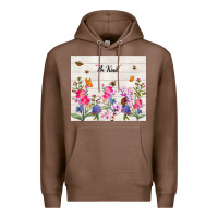 Chestnut be kind wildflower Premium Hoodie - TumblerDesignByShophia