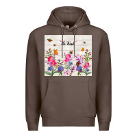 Coffee be kind wildflower Premium Hoodie - TumblerDesignByShophia