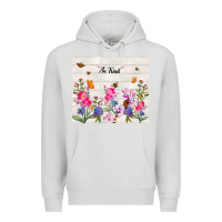 Dove Grey be kind wildflower Premium Hoodie - TumblerDesignByShophia