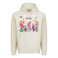 Oatmeal Heather be kind wildflower Premium Hoodie - TumblerDesignByShophia