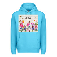 Ocean Blue be kind wildflower Premium Hoodie - TumblerDesignByShophia