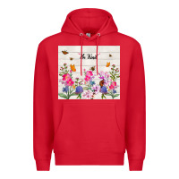 Red be kind wildflower Premium Hoodie - TumblerDesignByShophia