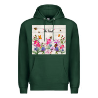 Sports Green be kind wildflower Premium Hoodie - TumblerDesignByShophia