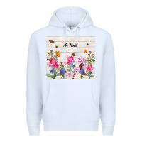 White be kind wildflower Premium Hoodie - TumblerDesignByShophia