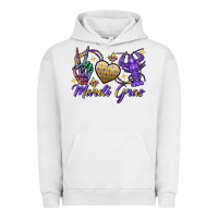 Pigment Lunar Rock Peace love crawfish Mardi Gras skeleton hand Urban Hoodie - FaDigitalArtStudio