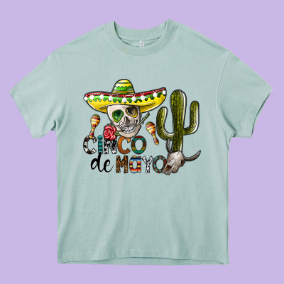 Cinco De Mayo Heavy Core Tee Designed By Sublimationcraftshop