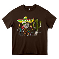 Chocolate Brown cinco de mayo Heavy Core Tee - SublimationCraftShop