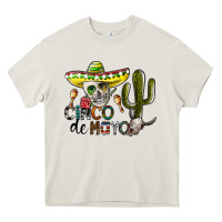 Cream cinco de mayo Heavy Core Tee - SublimationCraftShop