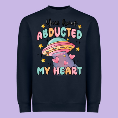 You Have Abducted My Heart Heavyweight Sweatshirt Designed By Maliassmallbusiness