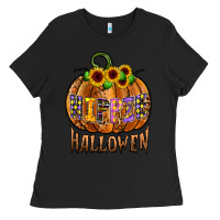 Black hippie halloween Ladies Tee - CowhideDigitalArt