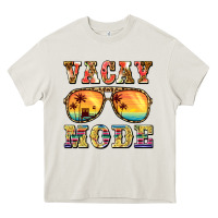 Cream vacay mode Heavy Core Tee - BarkalooDesign