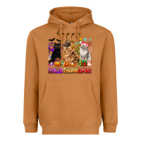 Meerkat happy hallothanksmas cats Heavyweight Hoodie - texasbilliewilder