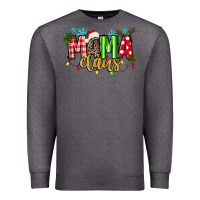 Charcoal Heather mama claus Premium Sweatshirt - texasbilliewilder