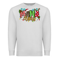 Dove Grey mama claus Premium Sweatshirt - texasbilliewilder