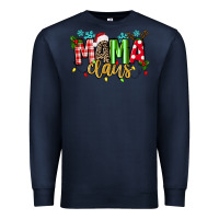 Navy mama claus Premium Sweatshirt - texasbilliewilder