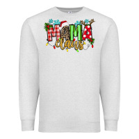 Oatmeal Heather mama claus Premium Sweatshirt - texasbilliewilder