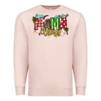 Pale Pink mama claus Premium Sweatshirt - texasbilliewilder