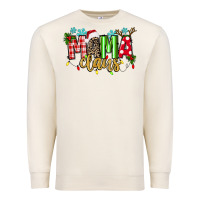Sandshell mama claus Premium Sweatshirt - texasbilliewilder