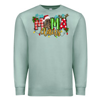 Seafoam mama claus Premium Sweatshirt - texasbilliewilder