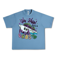 Pebble Blue oh ship it's a mardi gras trip Urban Heavy Tee - MaliasSmallBusiness