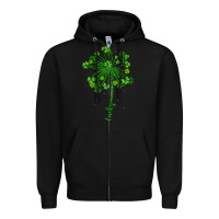 Black lucky st patrick s day Zipper Hoodie - Artiststas