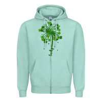 Seafoam lucky st patrick s day Zipper Hoodie - Artiststas