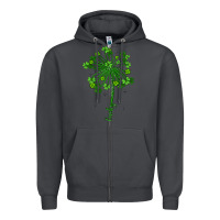 Smoke lucky st patrick s day Zipper Hoodie - Artiststas
