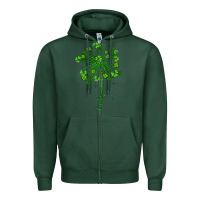 Sports Green lucky st patrick s day Zipper Hoodie - Artiststas