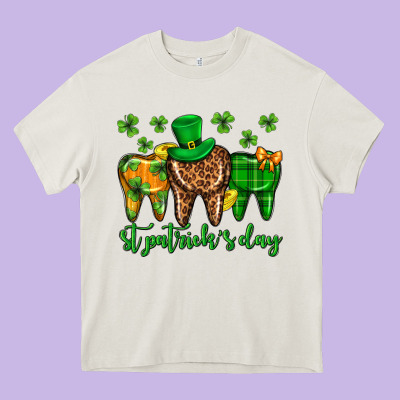 Dentist St. Patricks Day Heavy Core Tee Designed By Neo Western