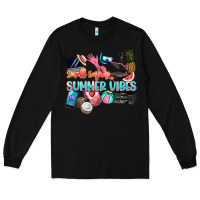 Black small businesses summer vibe Long Sleeve Tee - NancyCooperArtShop