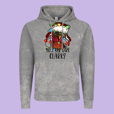 You Serious Clark Christmas Vacation Rooster Vintage Hoodie Designed By Jasminsmagicworld